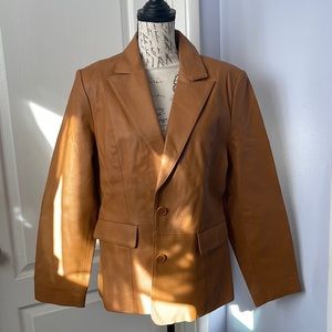 Leather jacket/blazer